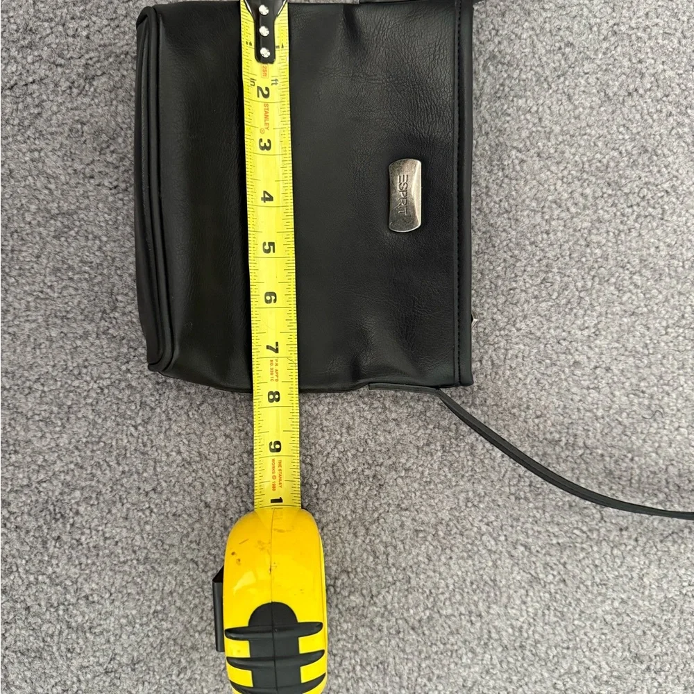 Vintage Espirit | Black Leather Crossbody Bag